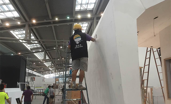 钟表展客户北斗特装展台搭建现场 钟表展客户北斗特装展台搭建现场