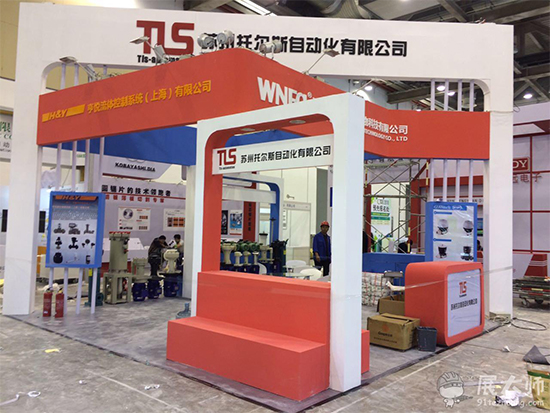 特装展台搭建现场:2017华东电路板暨表面贴装展览会 特装展台搭建现场:2017华东电路板暨表面贴装展览会